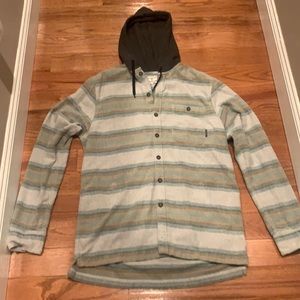 Billabong button down sweatshirt